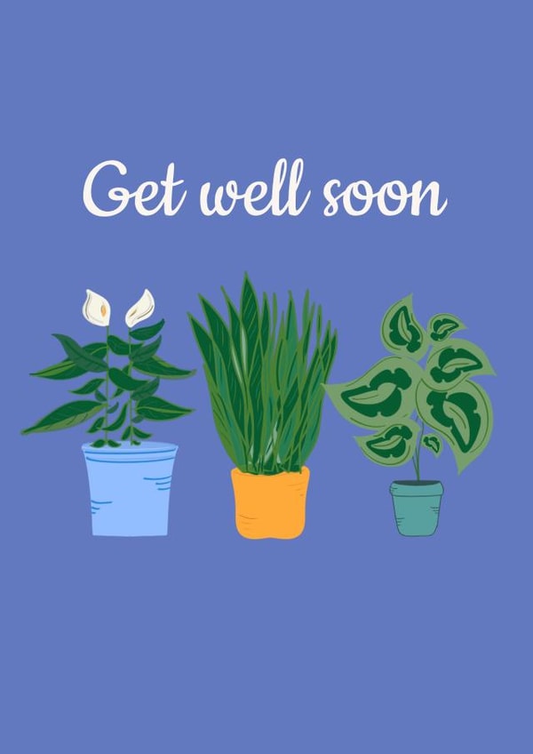 get well Get Well Card 18685 created by AM Designs