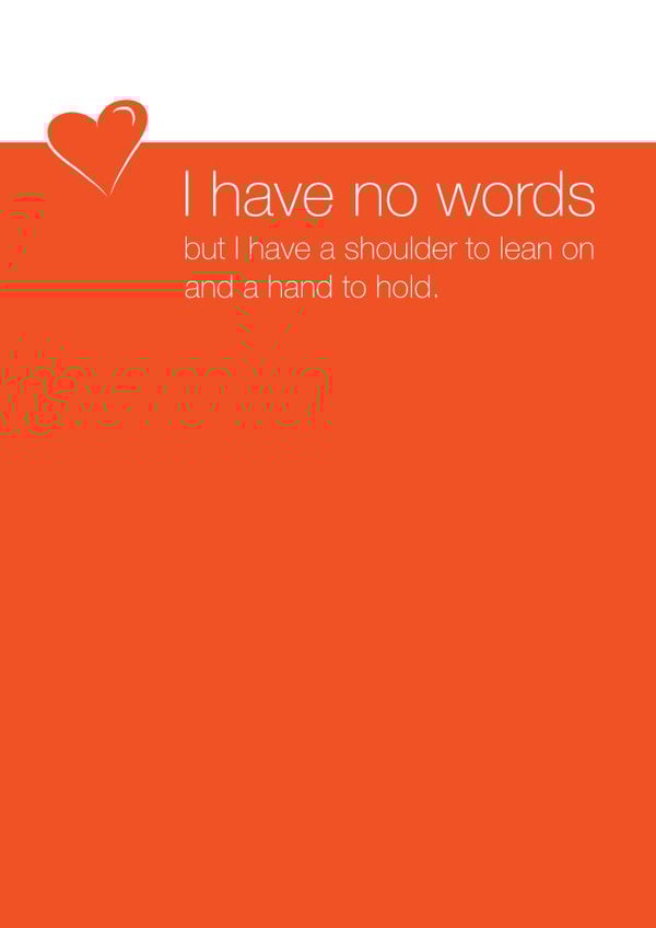 Deepest sympathy card. created by Milport Studios