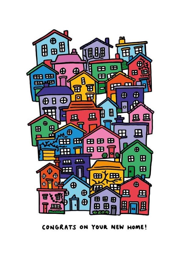 congrats illustration New Home Card 20751 created by EM.ME.LEE