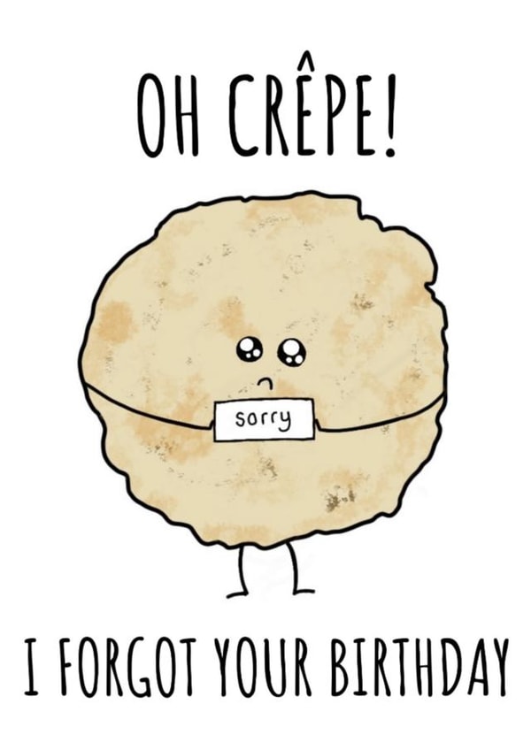 illustration pun Birthday Card 21059 created by Cowpat Designs