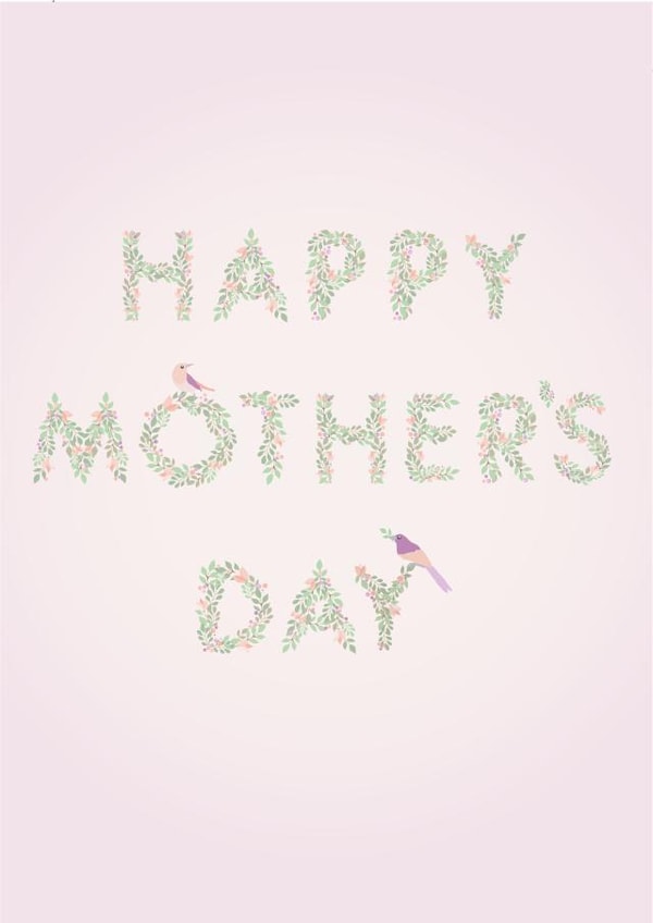 floral pretty Mothers Day Card 24149 created by Dee Cresswell