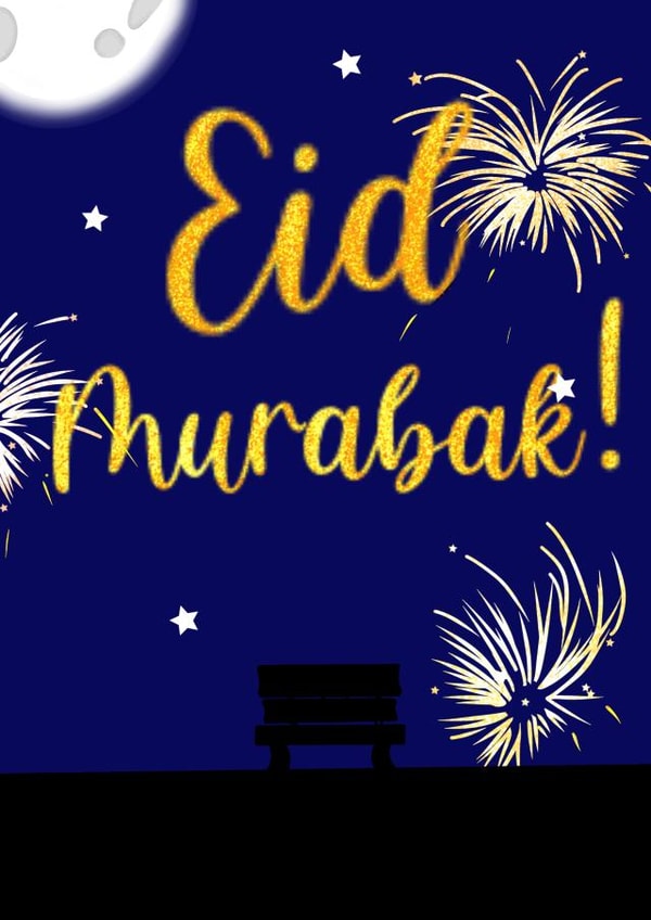 Eid Eid Murabak Faith Card 46678 created by Megan Bone Art