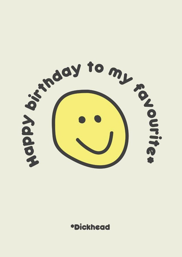 smile smiley face Birthday Card 42080 created by Lindi Designs