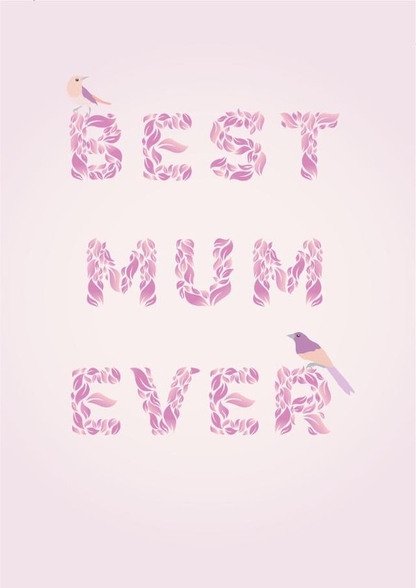 best mum Mothers Day Card 24150 created by Dee Cresswell
