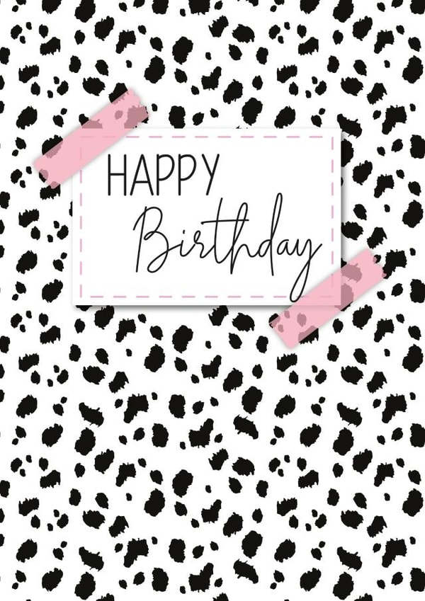 dalmation dog Birthday Card 41804 created by Diary of a Craft Girl