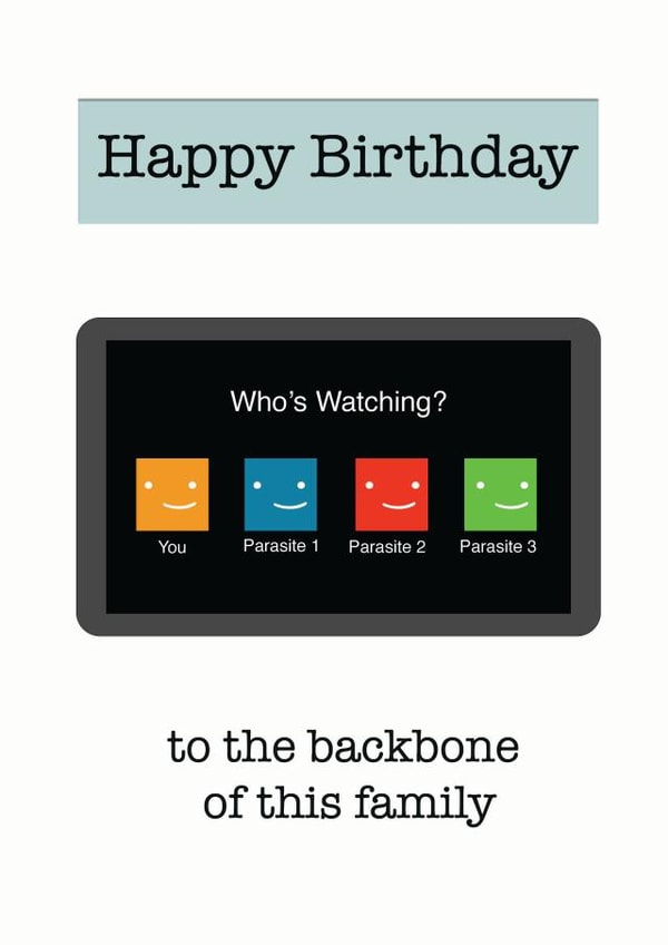 Netflix Birthday Card created by Blueberry Unicorns