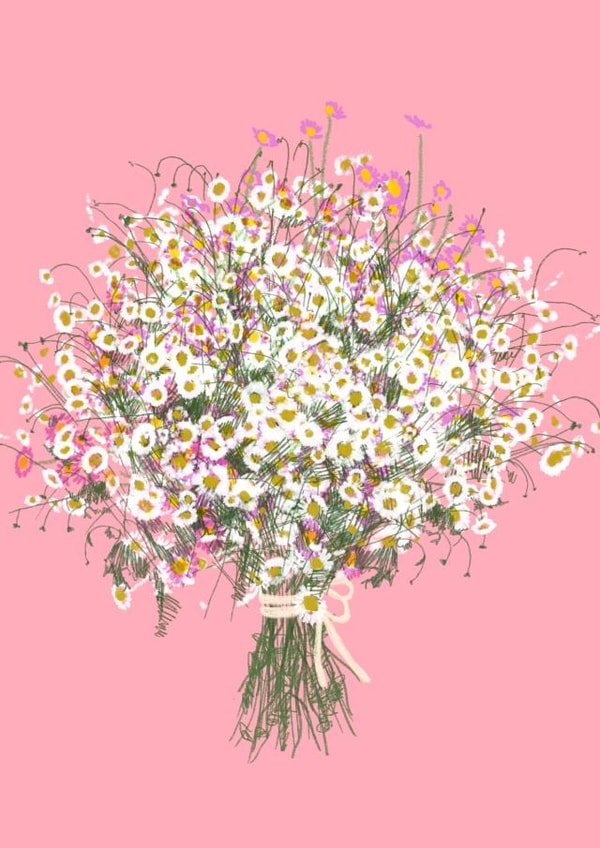 plants Lavender Thank You Card 20417 created by JeJu Studio