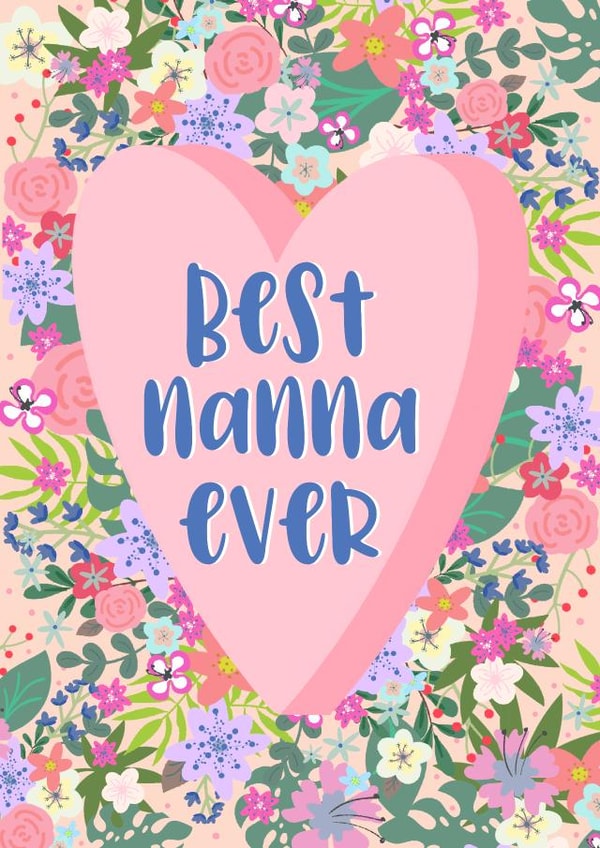 Grandma Nana Birthday Card 18821 created by Little Cat Creates