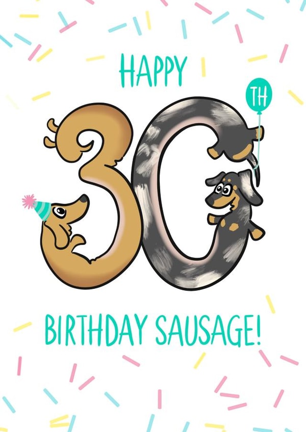 30th 30 years Birthday Card 19431 created by Laura Deakin