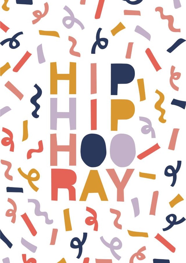 confetti hip Birthday Card 44803 created by Hannah Rogers