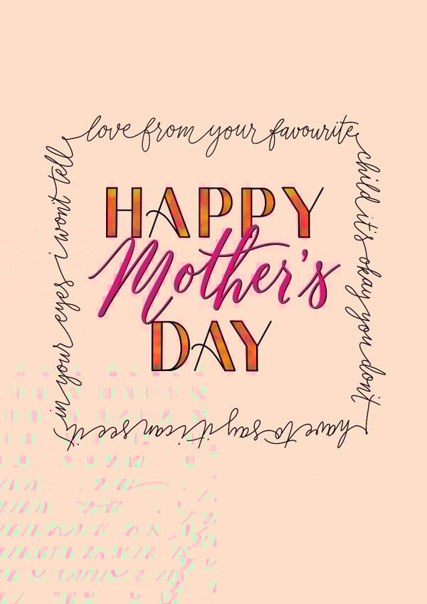 mother mum Mothers Day Card 43707 created by rachels_type