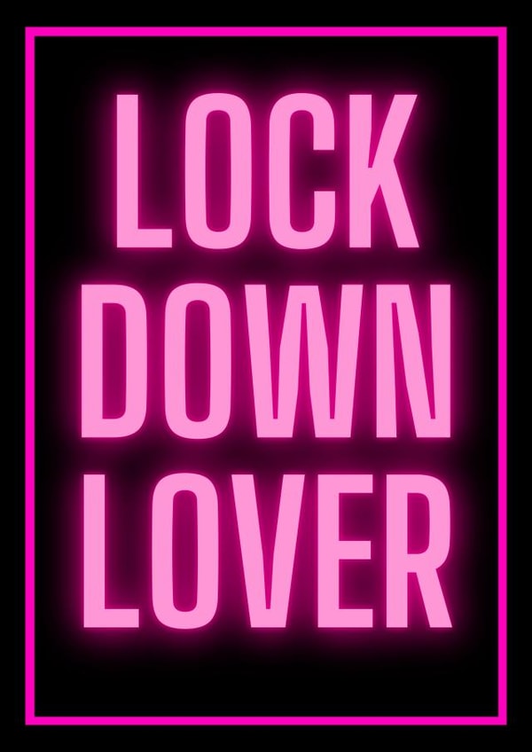 lock down Valentines Day Card 42471 created by Holland & Best