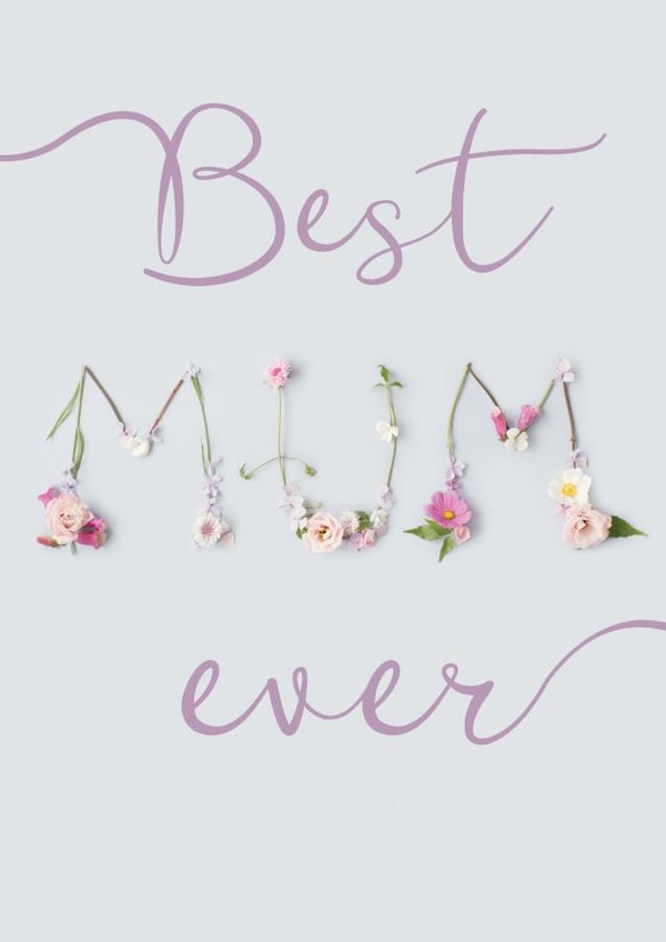best mum Mothers Day Card 30788 created by Love Lila Photography