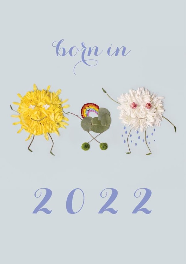 New family rainbow baby created by Love Lila Photography