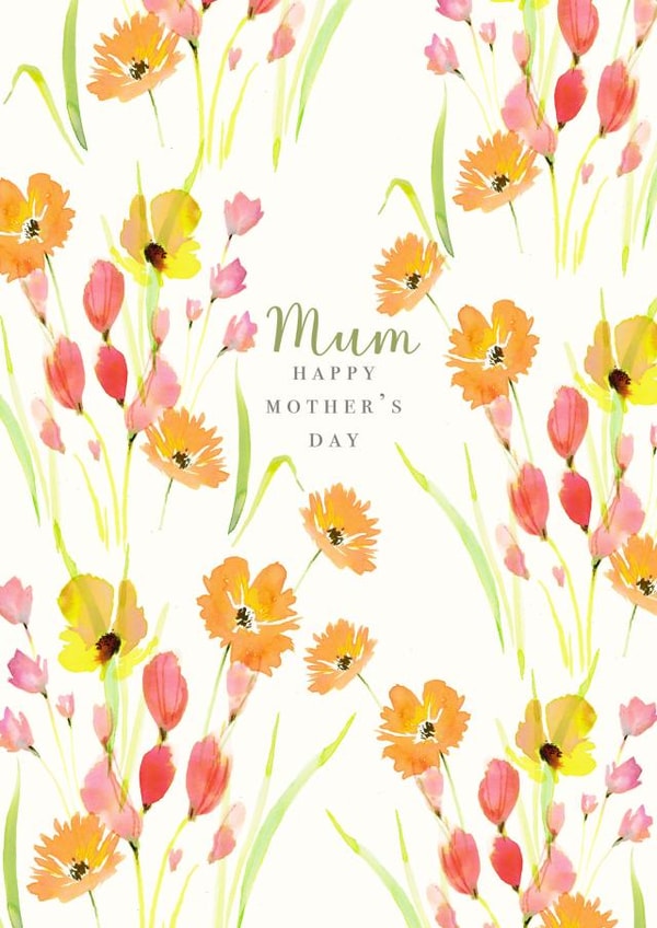 traditional classic Mothers Day Card 19983 created by Peony Rose Design