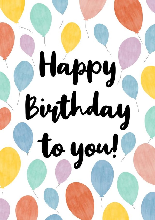 balloon to you Birthday Card 9949 created by Alex Dato