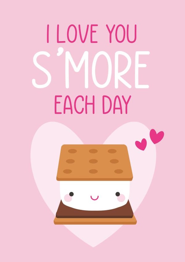 love smore Valentines Day Card 9257 created by Tiger Feet Creations