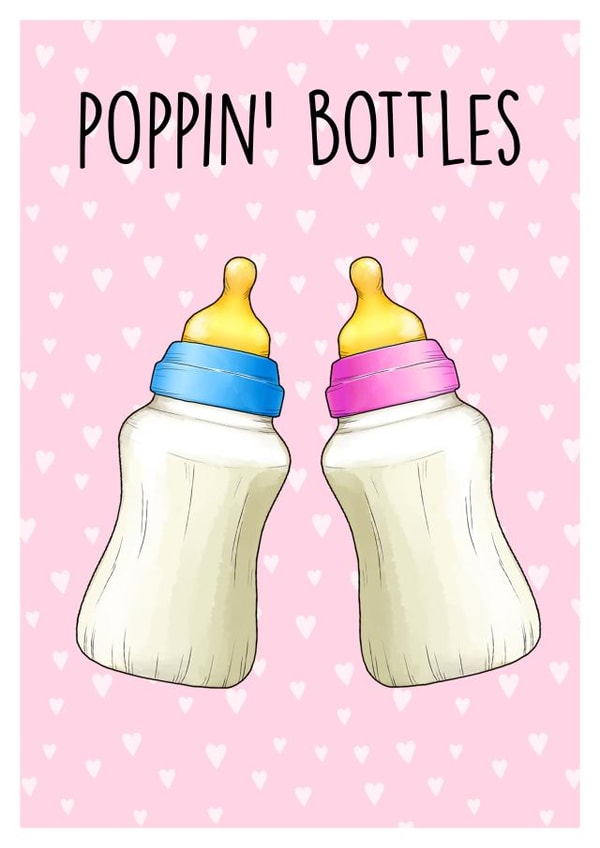 congratulations baby news Pregnancy Card 20791 created by Poppy & Mabel 