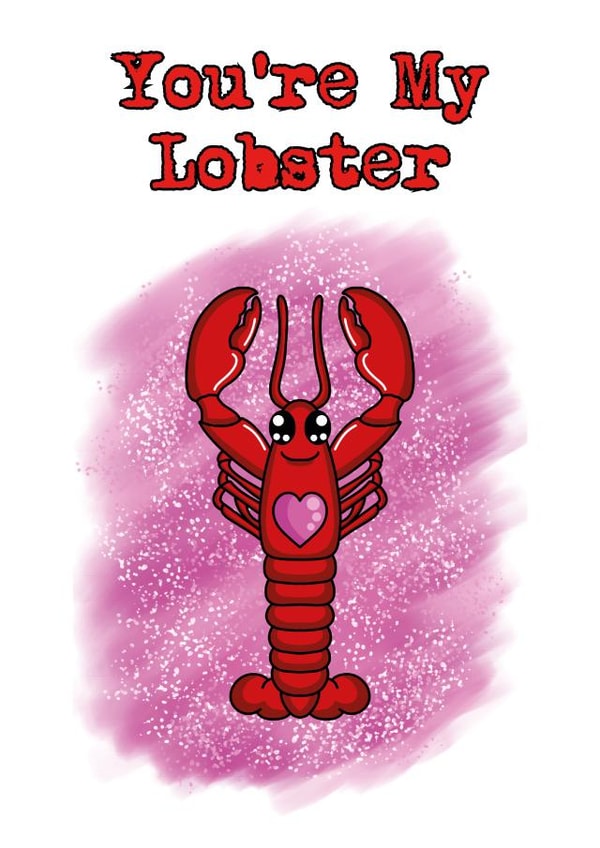You’re My Lobster  Anniversary Card created by Babs King Design