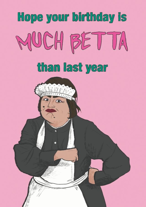 drag queen ru paul Birthday Card 21010 created by Chloe illustrates