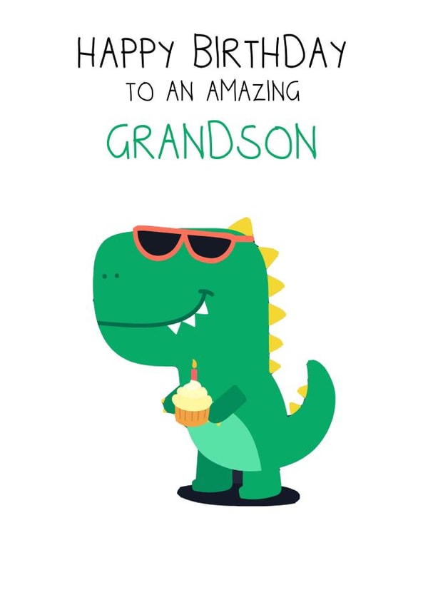 child grandson Birthday Card 19179 created by KarenCharlton