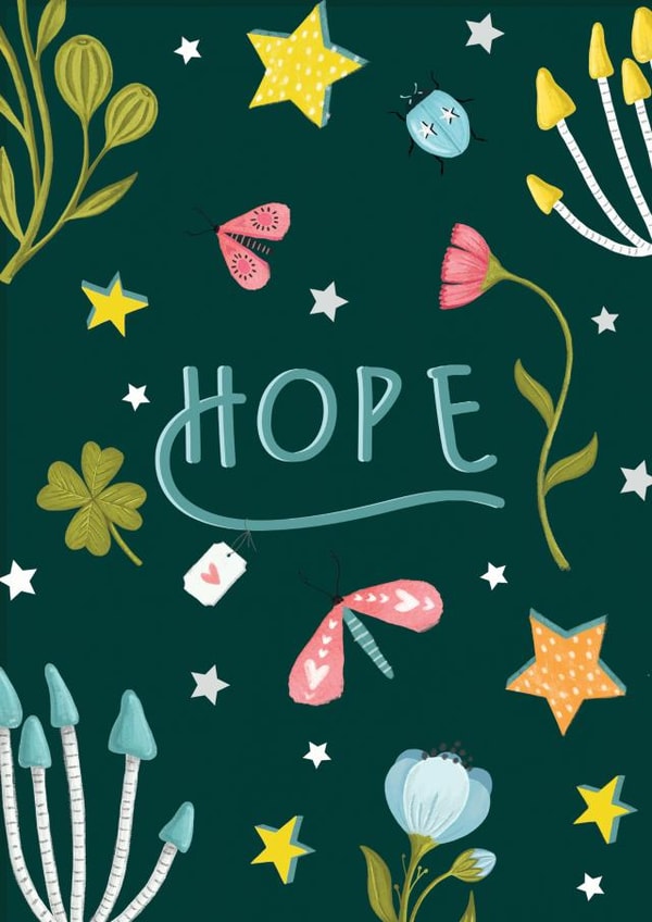 Quarantine hope card created by The Jaunty Cocoon