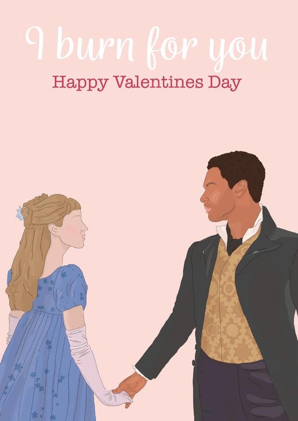Bridgerton love Valentines Day Card 21110 created by Natalie Baxter