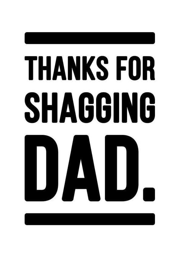 thanks shagging Mothers Day Card 17091 created by YOUR NAN.