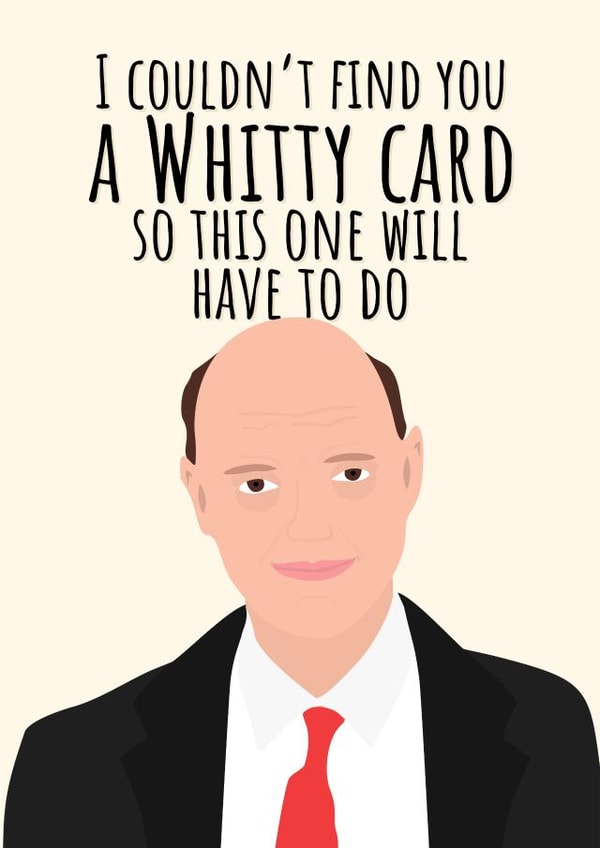 whitty pun Humour Card 37445 created by PopDogShop