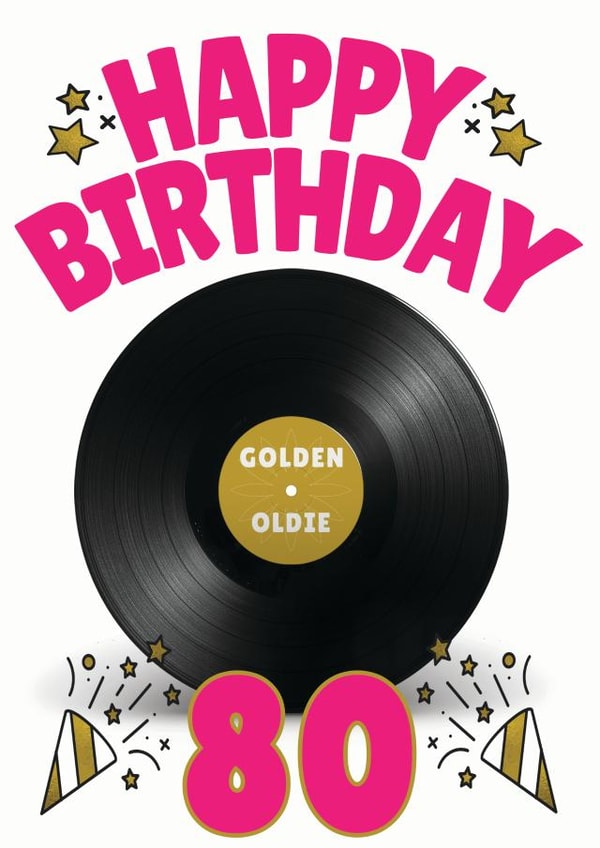 record Retro/Vintage Birthday Card 13097 created by ShortRound888