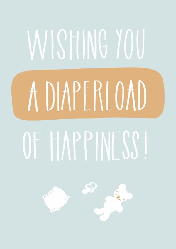 Quirky New Baby Card created by Jenni Ahlberg - Jeah Design