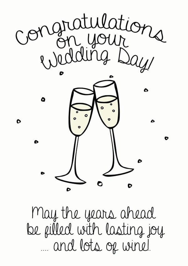 Wedding Wine Wishes created by Little Blue Door Studio