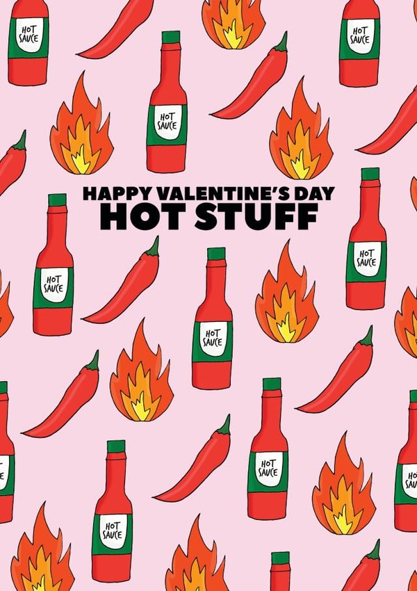 hot stuff chilli Valentines Day Card 16732 created by Pearl Ivy