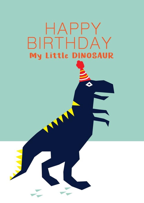 dinosaur little Birthday Card 19882 created by Little Cham Cham
