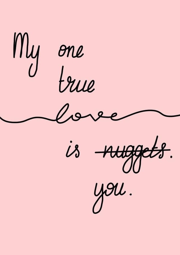 Nuggets love Valentines Day Card 36273 created by DawnOfTheDom