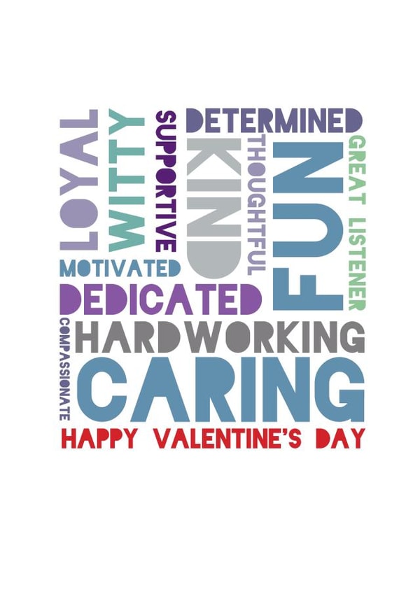 Loyal Witty Valentines Day Card 31197 created by Spotty N Stripy