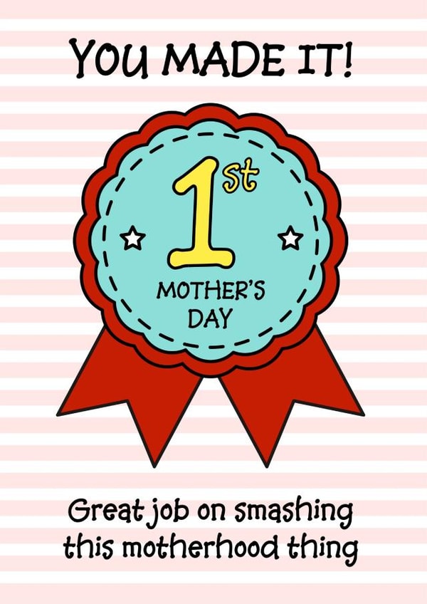 1st Mothers Mothers Day Card 31663 created by The Grumpy Pug