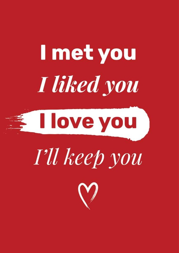 met you Valentines Day Card 14625 created by Victoria Thomas