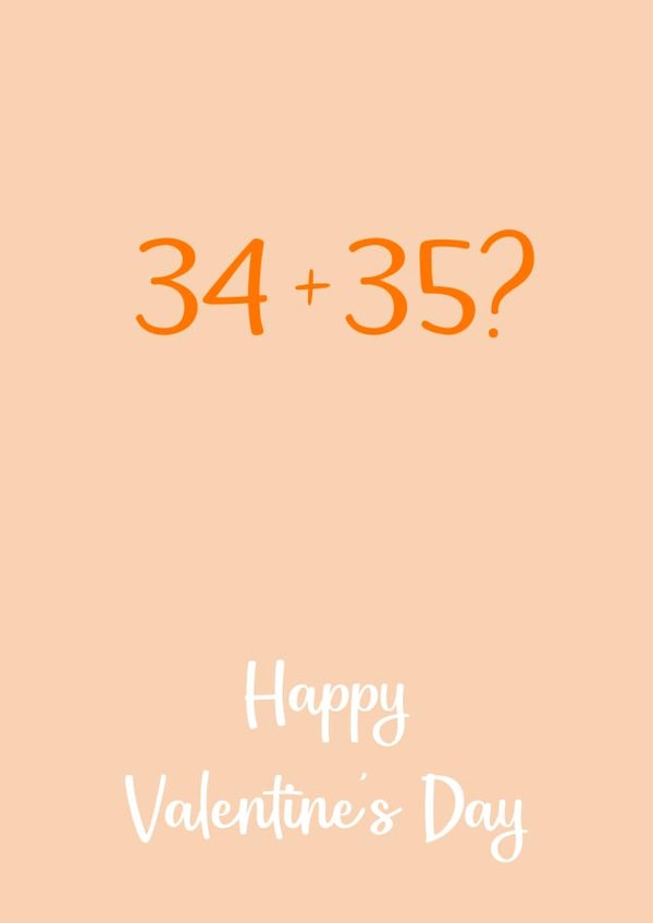 Valentine’s Day 69 Valentines Day Card 32736 created by Josh Daniel