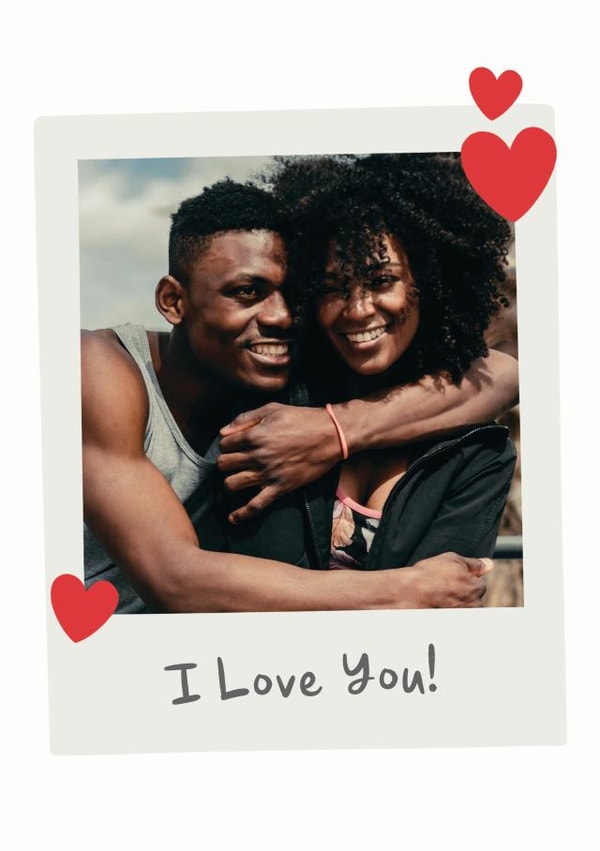 Polaroid Anniversary Photo Card created by Studio Doodles