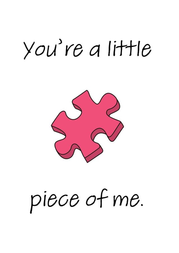 little piece Valentines Day Card 19254 created by ifandwhenprints