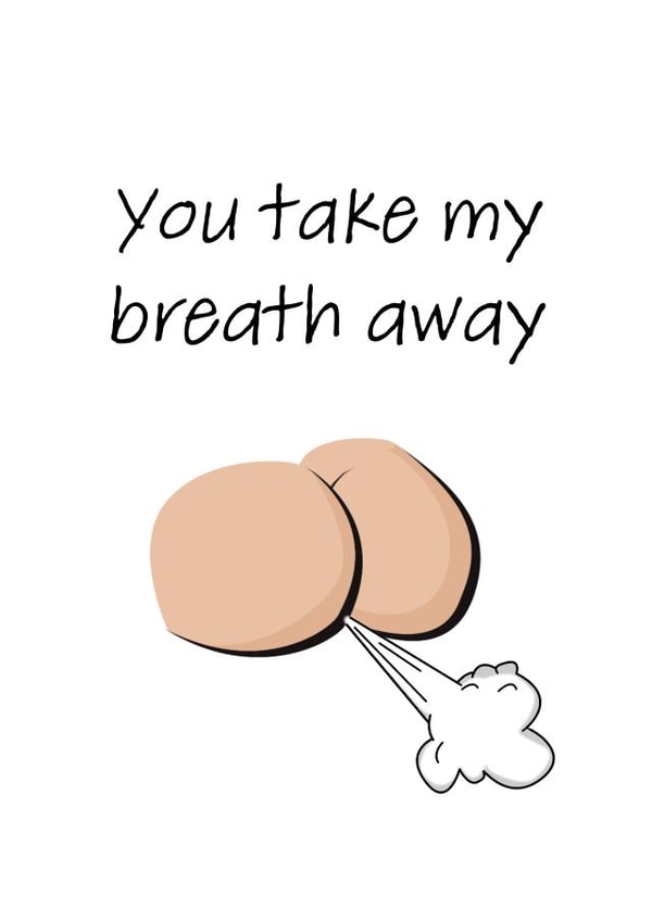 breath away Valentines Day Card 43926 created by ifandwhenprints