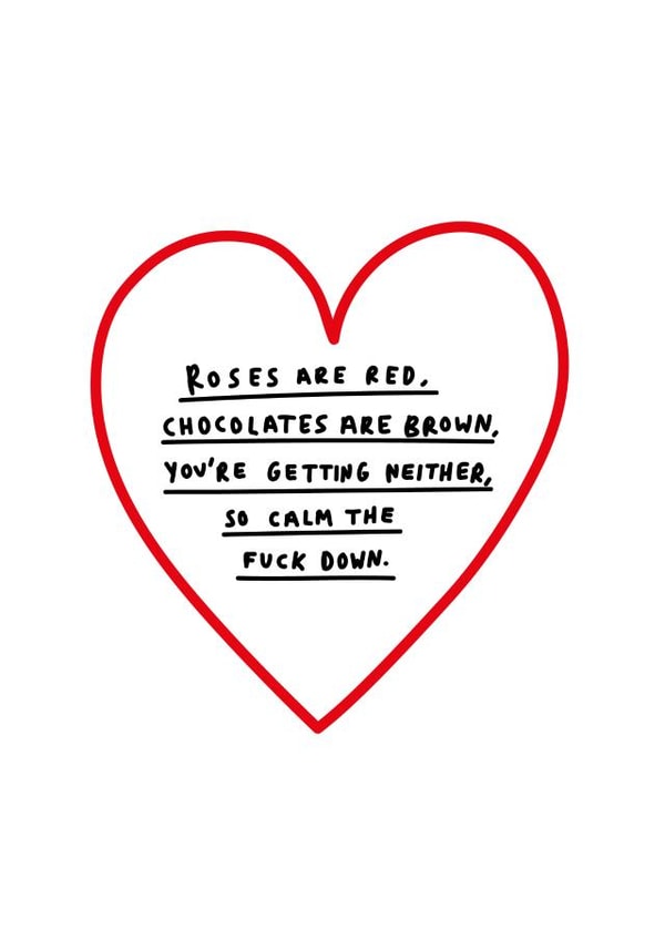 roses chocolates Valentines Day Card 36826 created by George The Cardmaker