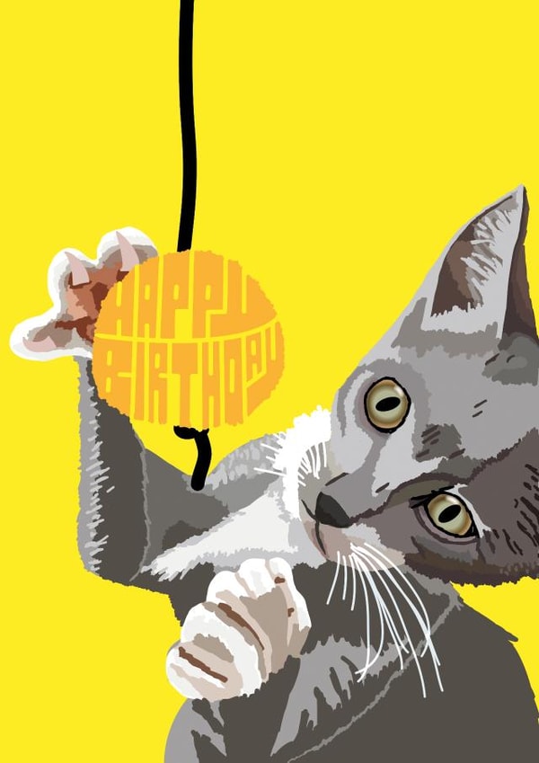 Kitten birthday card created by Tramaine Berry
