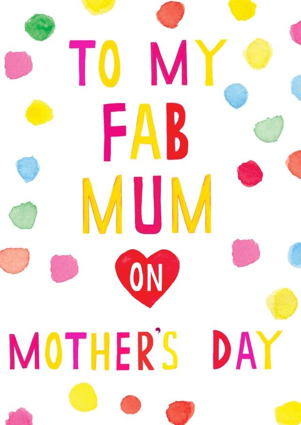fab mum Mothers Day Card 42485 created by Earlybird