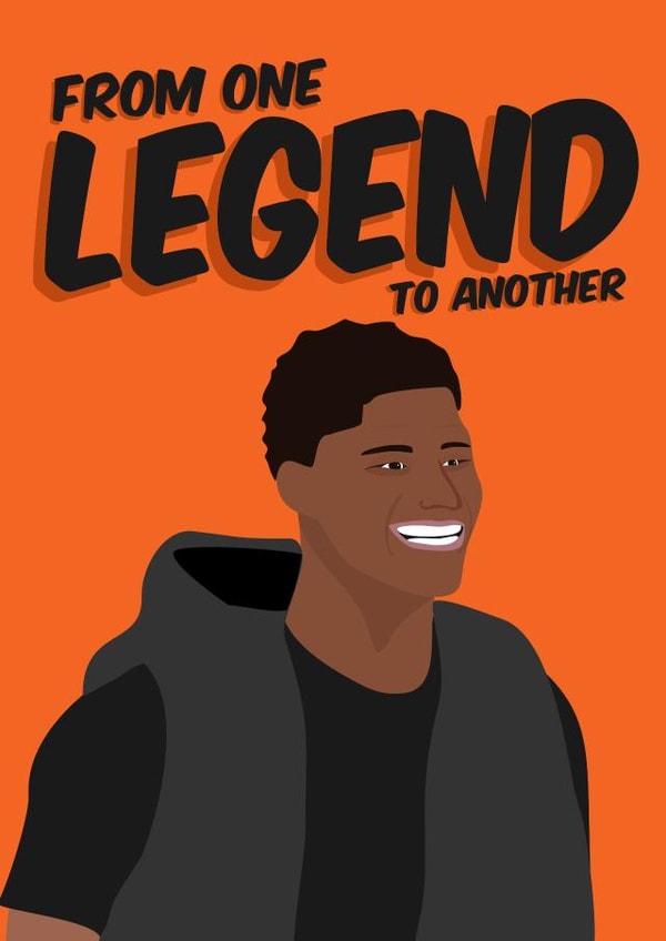 Marcus Rashford football Birthday Card 13856 created by PopDogShop