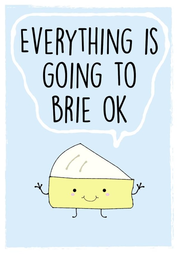 brie pun Send A Smile Card 20137 created by C+C Cards