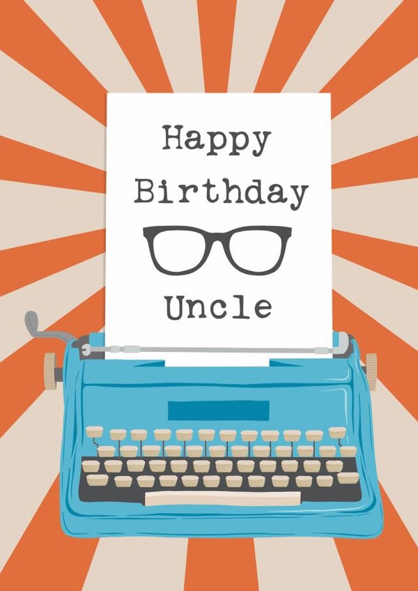 uncle specks Birthday Card 7645 created by Ness Nordberg