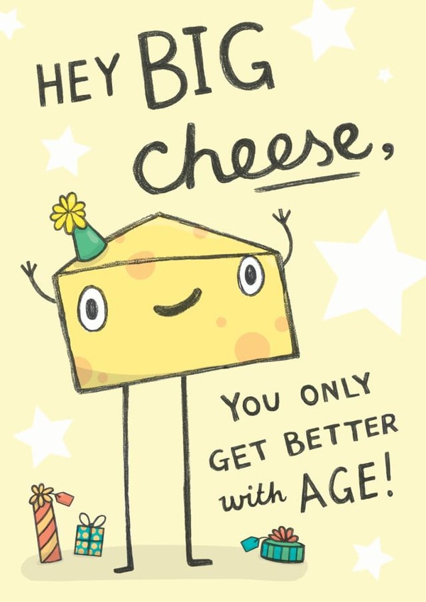 cheese big Birthday Card 10011 created by Sarah-Anne Brown