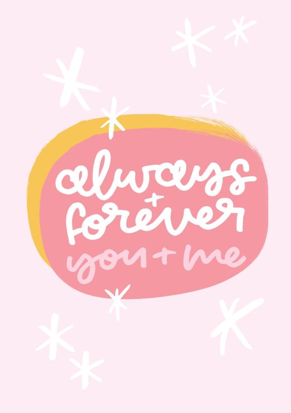 always forever Anniversary Card 21044 created by Josy Duck